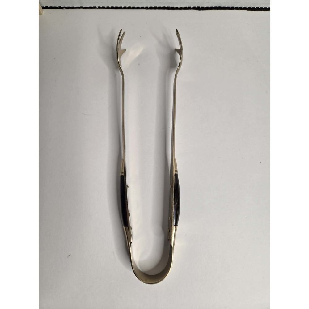 SUGAR/ICE TONGS/BIRD CLAWS FEET Vtg Brass Colored Barware Serving Tongs - Picture 2 of 5
